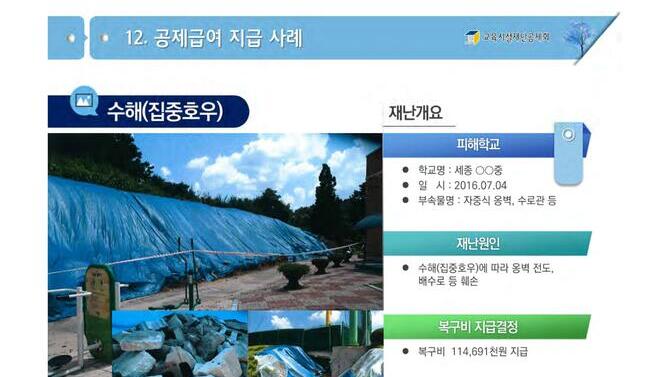 교육시설 재난사례 소개(2018)