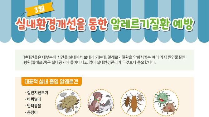 알레르기질환 가정통신문(유치원, 어린이집 보호자용)