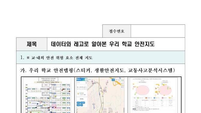 제8회 안전한학교 공모전 수상작_안전지도부문_초등부_대상