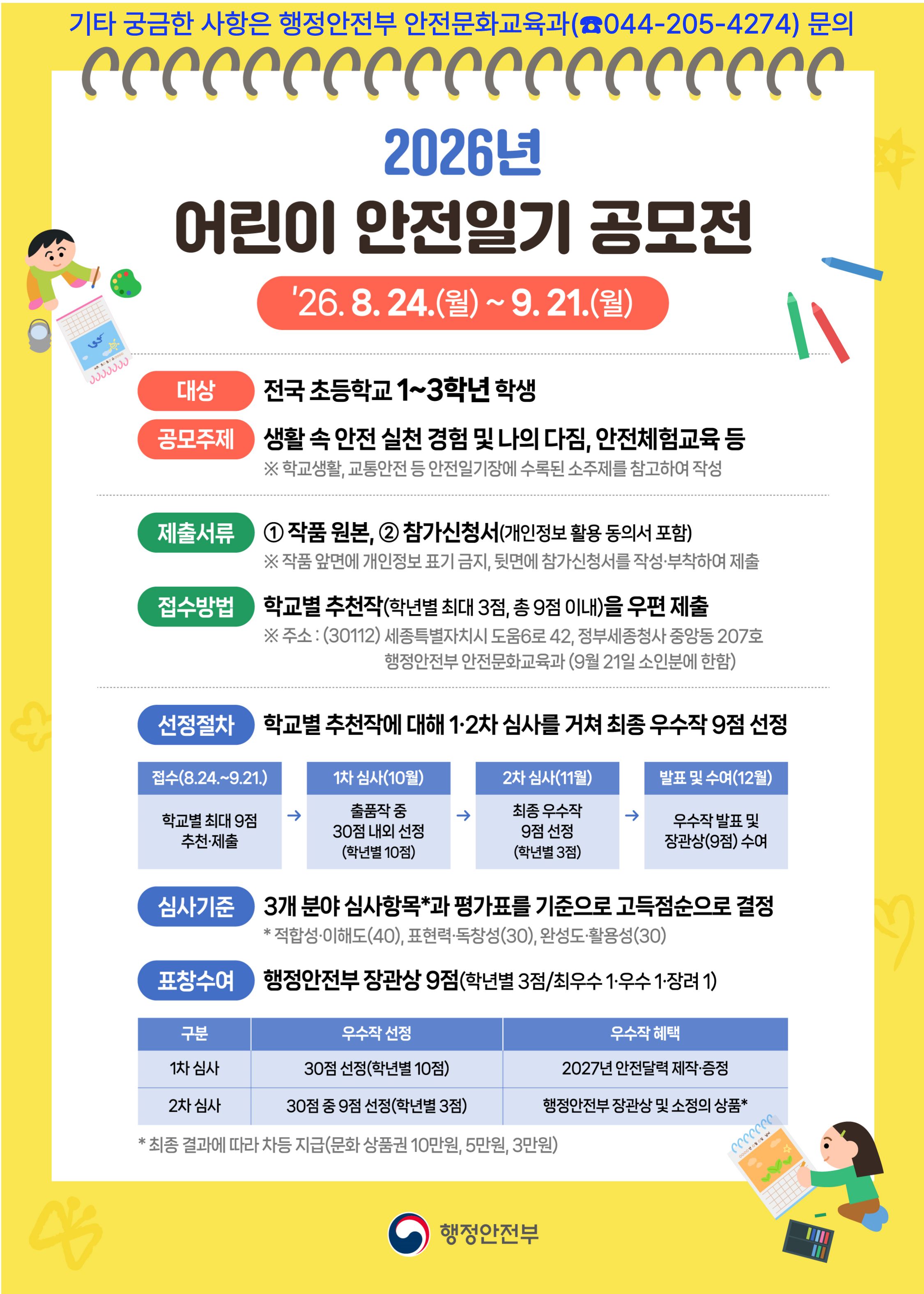 어린이안전일기공모전